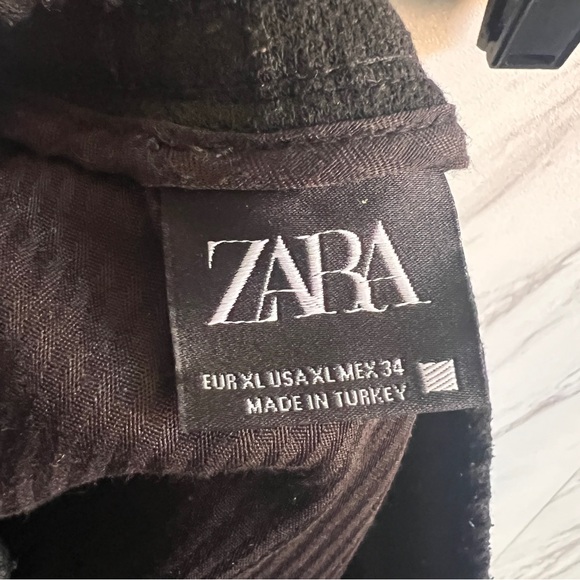 Zara Black Trouser Sweatpants SZ XL - Picture 4 of 4